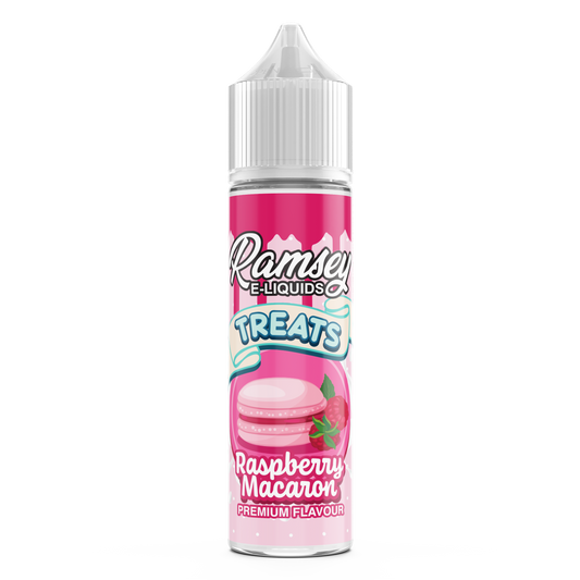 Ramsey E-Liquids Treats Raspberry Macaroon 0mg 50ml Shortfill E-Liquid