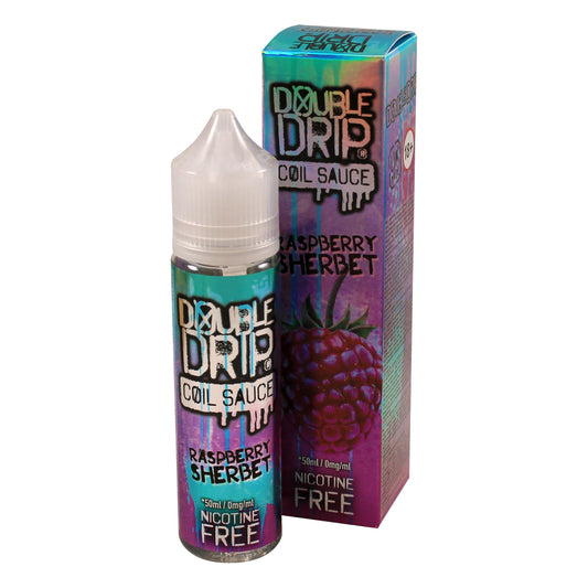 Double Drip Raspberry Sherbet 50ml Shortfill - 0mg