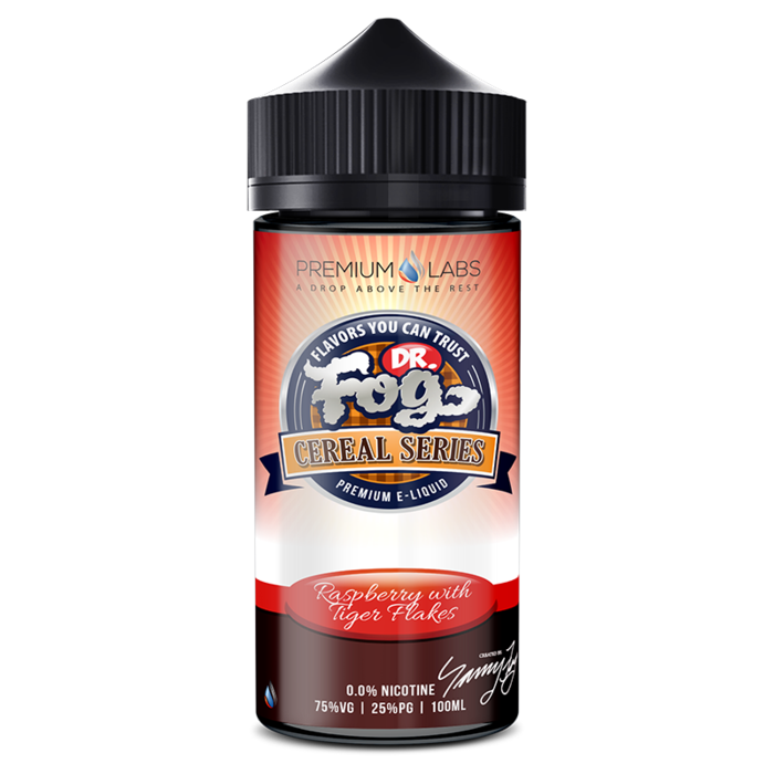 Raspberry Tiger Flakes E-liquid by Dr. Fog 100ml Shortfill