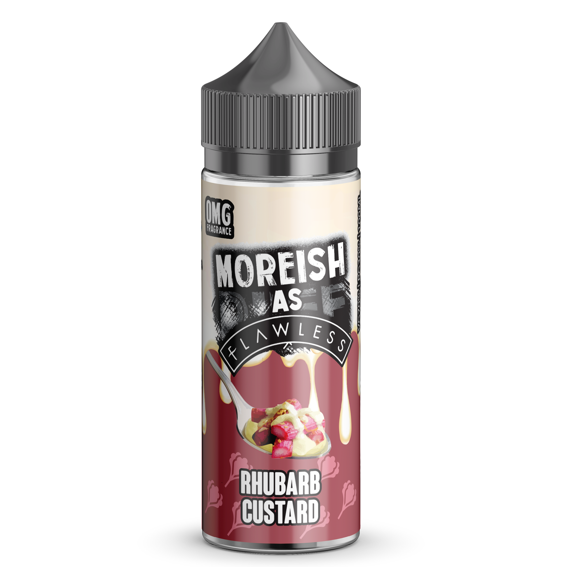 Moreish as Flawless Rhubarb Custard 100ml Shortfill E-liquid