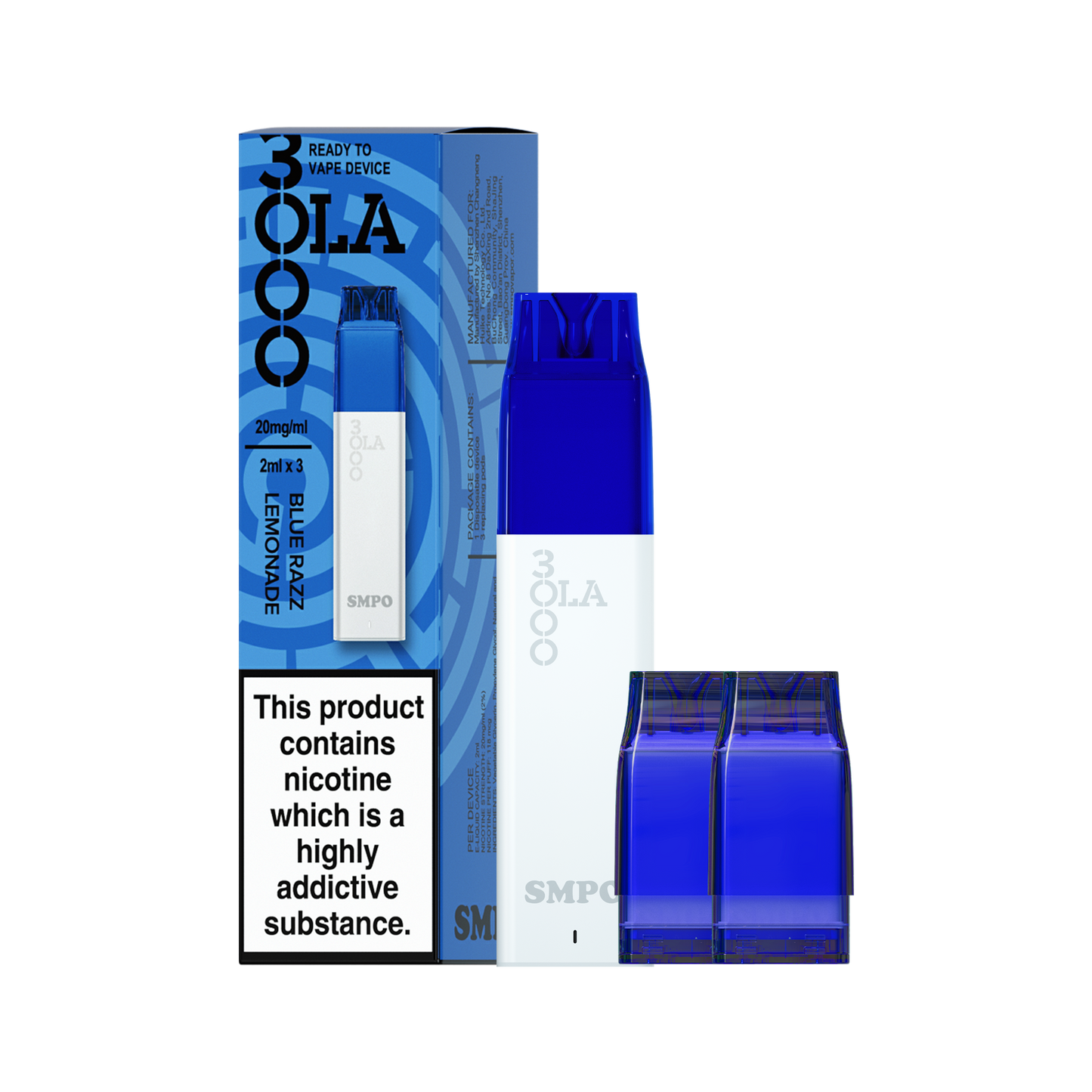 SMPO OLA 3000 Prefilled Pod Vape Kit