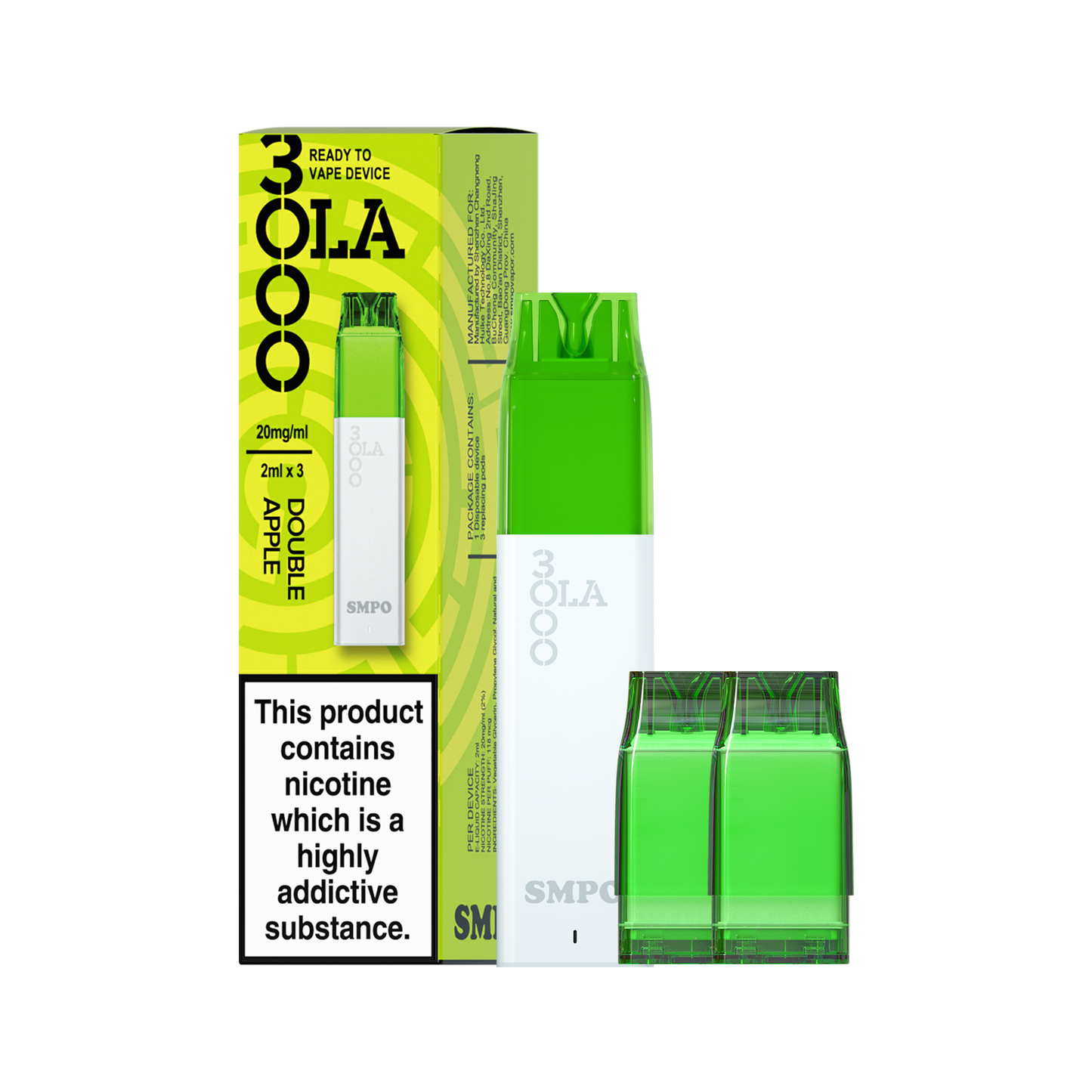 SMPO OLA 3000 Prefilled Pod Vape Kit