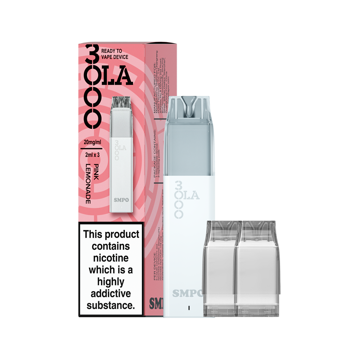 SMPO OLA 3000 Prefilled Pod Vape Kit