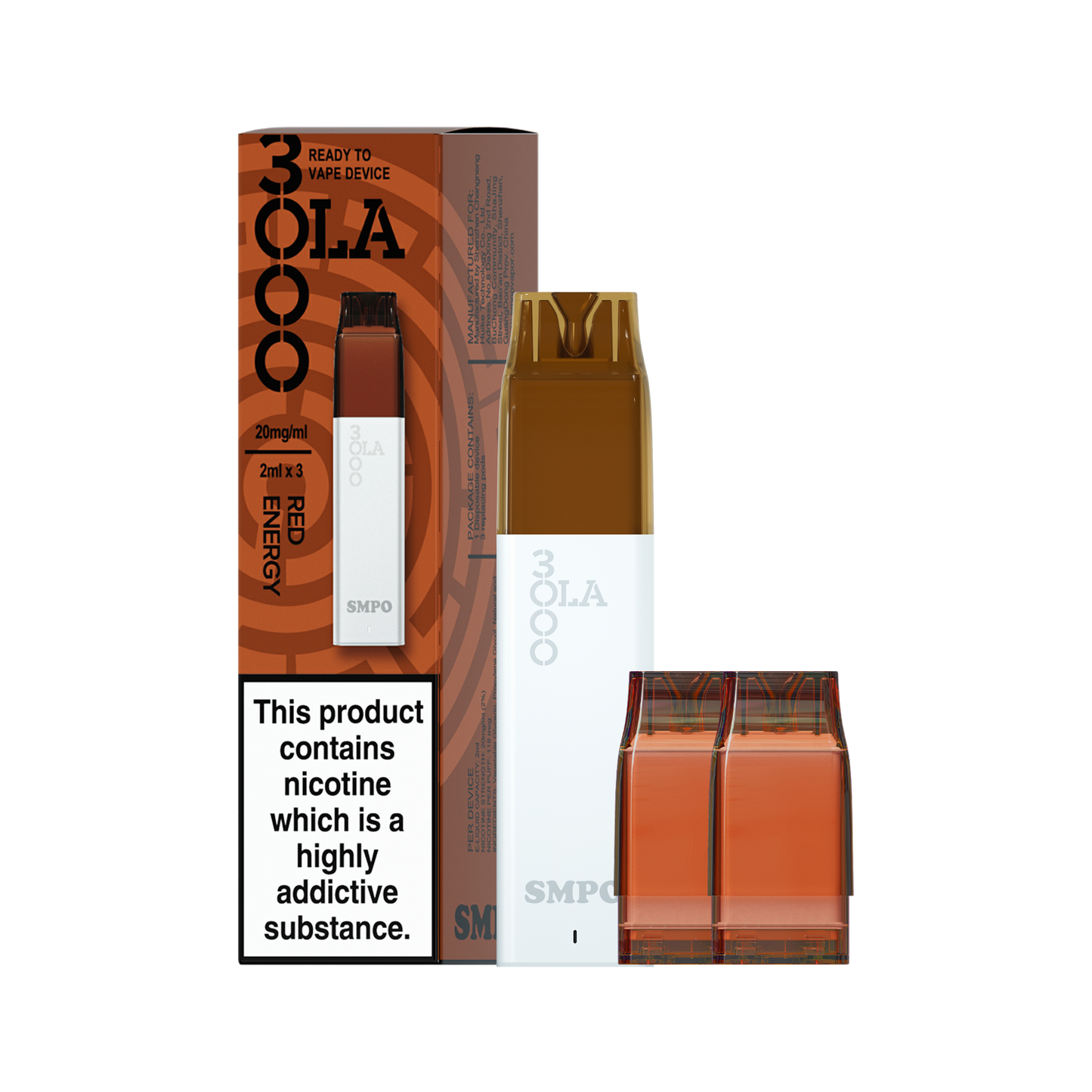 SMPO OLA 3000 Prefilled Pod Vape Kit