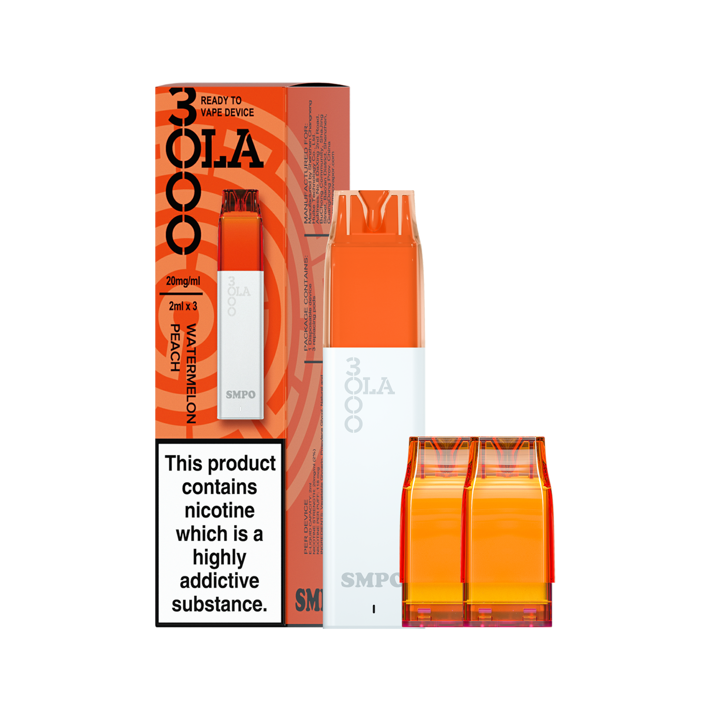 SMPO OLA 3000 Prefilled Pod Vape Kit