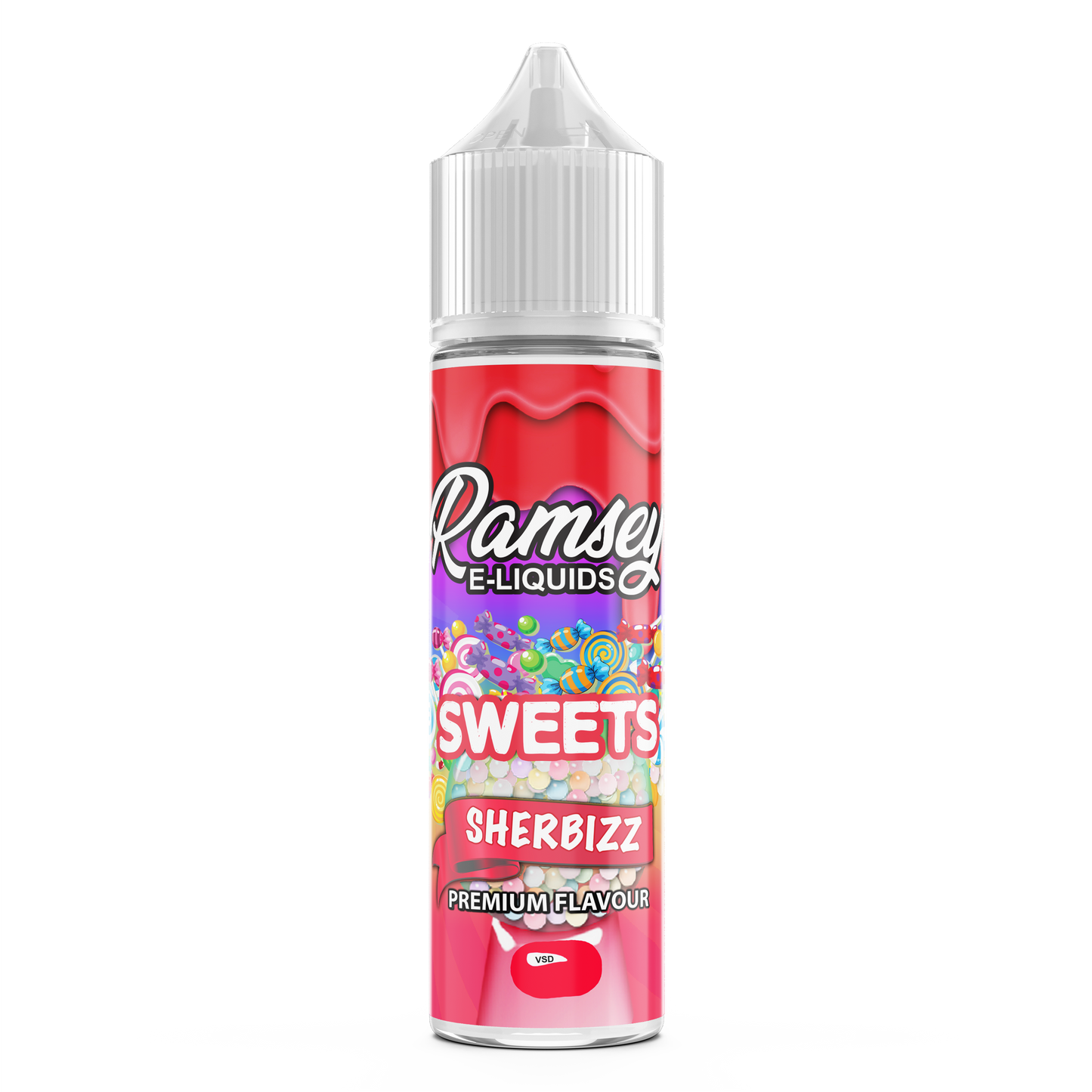 Ramsey E-Liquids Sweets: Sherbizz 0mg 50ml Shortfill E-Liquid