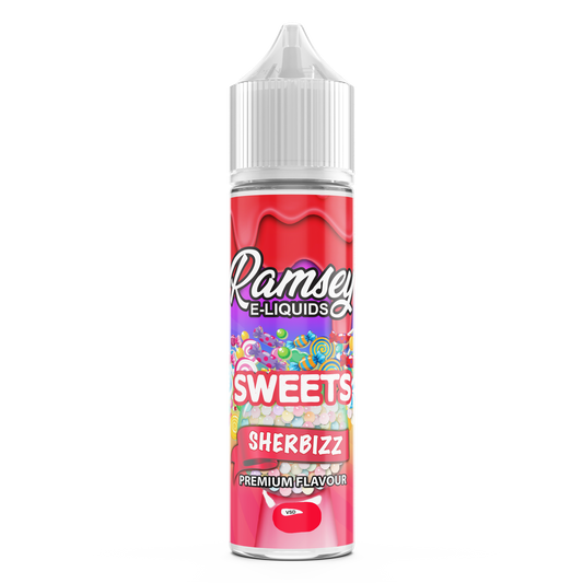 Ramsey E-Liquids Sweets: Sherbizz 0mg 50ml Shortfill E-Liquid