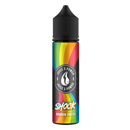 Juice N Power Shock Rainbow E-Liquid 50ml Shortfill