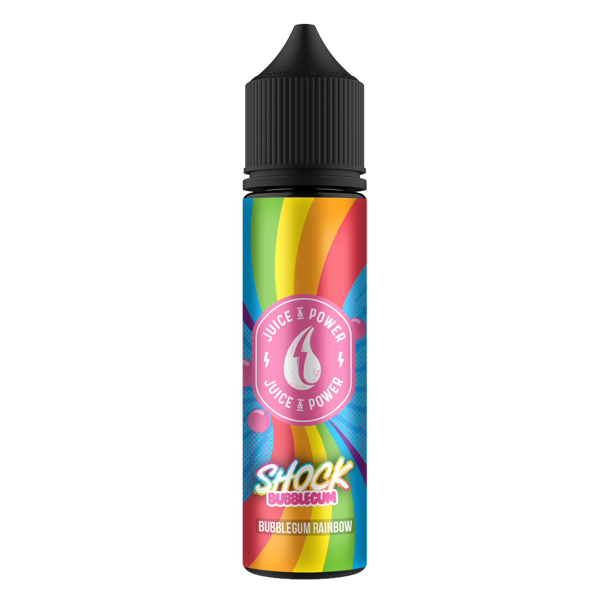 Juice N Power Shock Bubblegum E-Liquid 50ml Shortfill