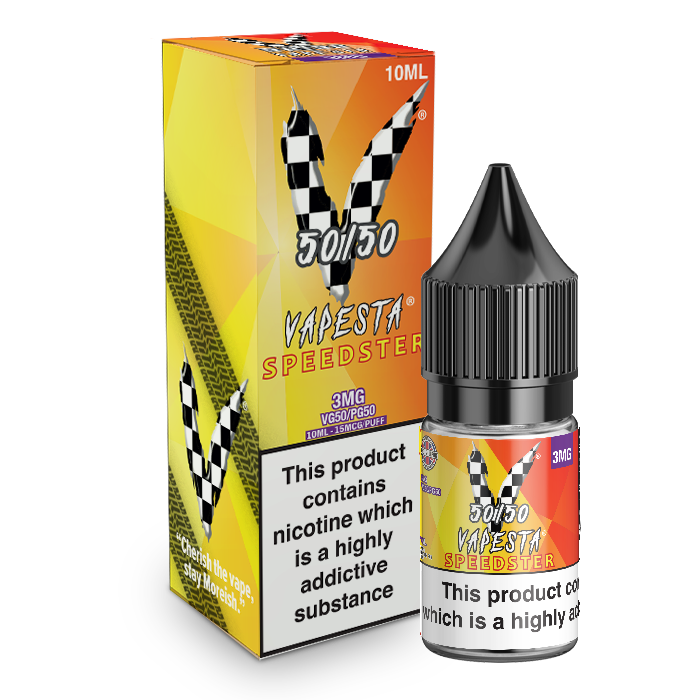 Vapesta 50/50: Speedster 10ml E-Liquid-3mg