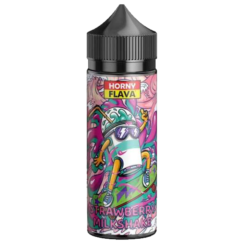 Strawberry Milkshake  E-Liquid by Horny Flava - Shortfills UK