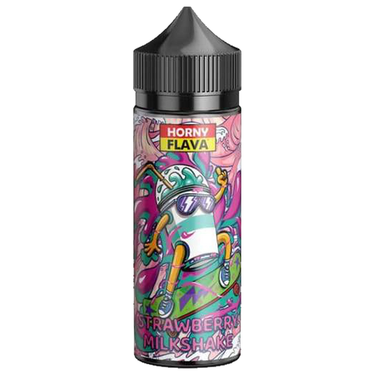 Strawberry Milkshake  E-Liquid by Horny Flava - Shortfills UK