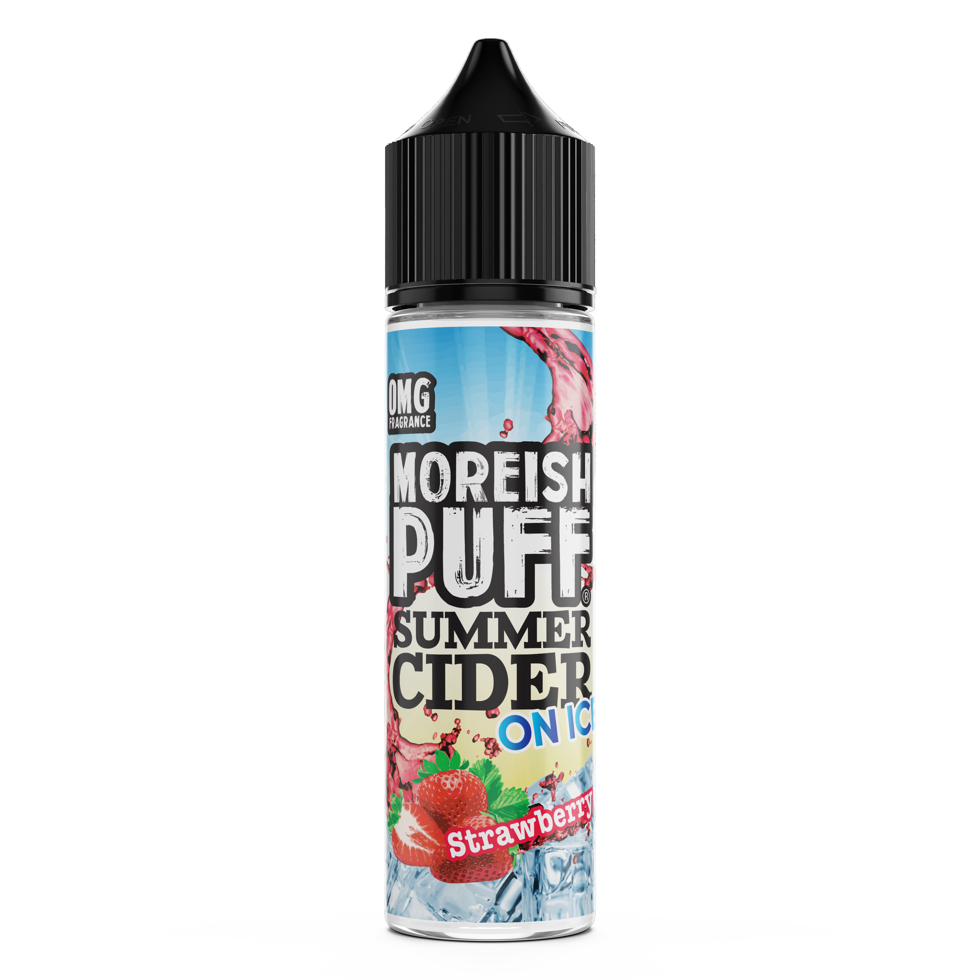 Moreish Puff Summer Cider On Ice: Strawberry 0mg 50ml Shortfill E-Liquid