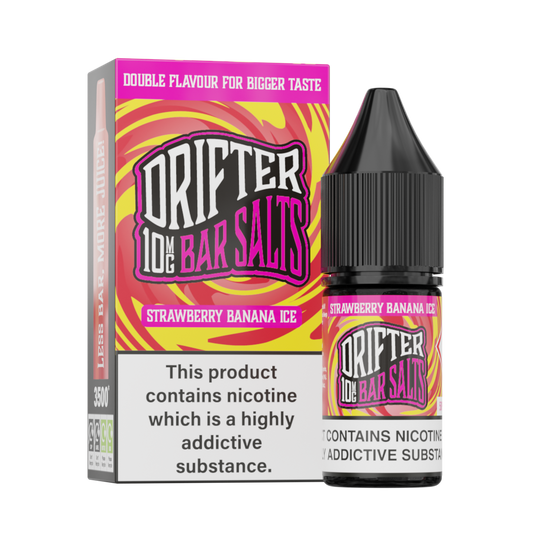 Drifter Bar Salts Strawberry Banana Ice 10ml Nic Salt