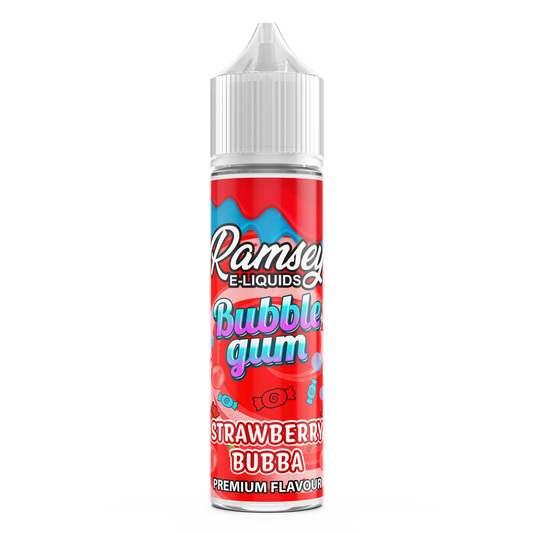 Ramsey E-Liquids Bubblegum: Strawberry Bubba 0mg 50ml Shortfill E-Liquid