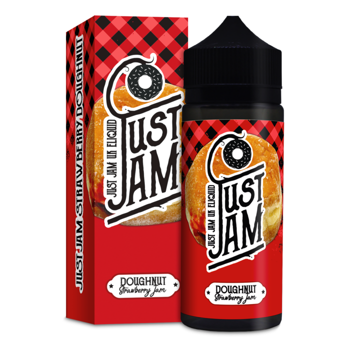 Strawberry Doughnut E-Liquid by Just Jam - Shortfills UK