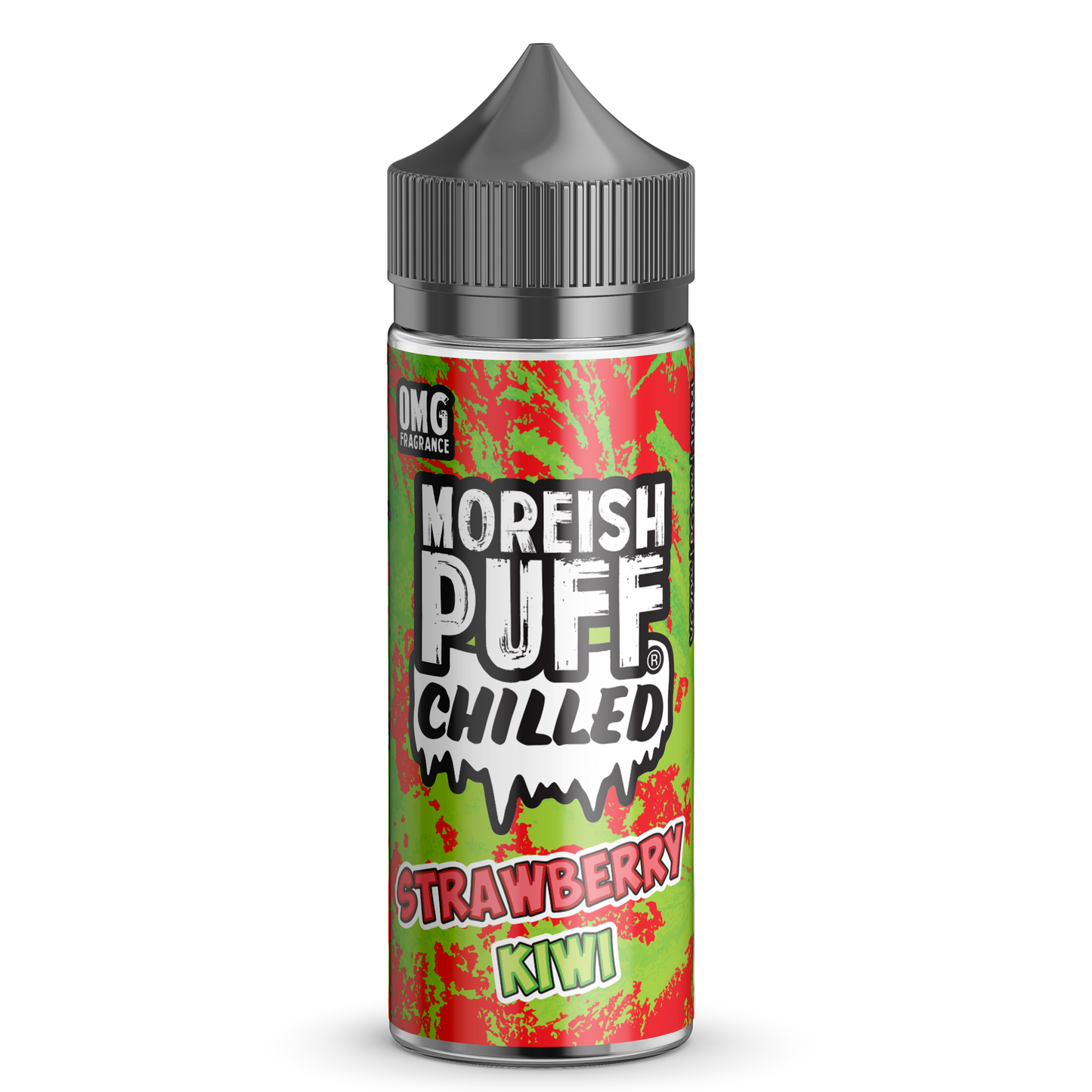 Strawberry and Kiwi Chilled E-liquid by Moreish Puff 100ml Shortfill