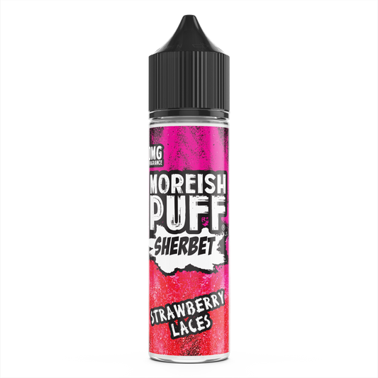 Strawberry Laces Sherbet E-Liquid by Moreish Puff 50ml Shortfill