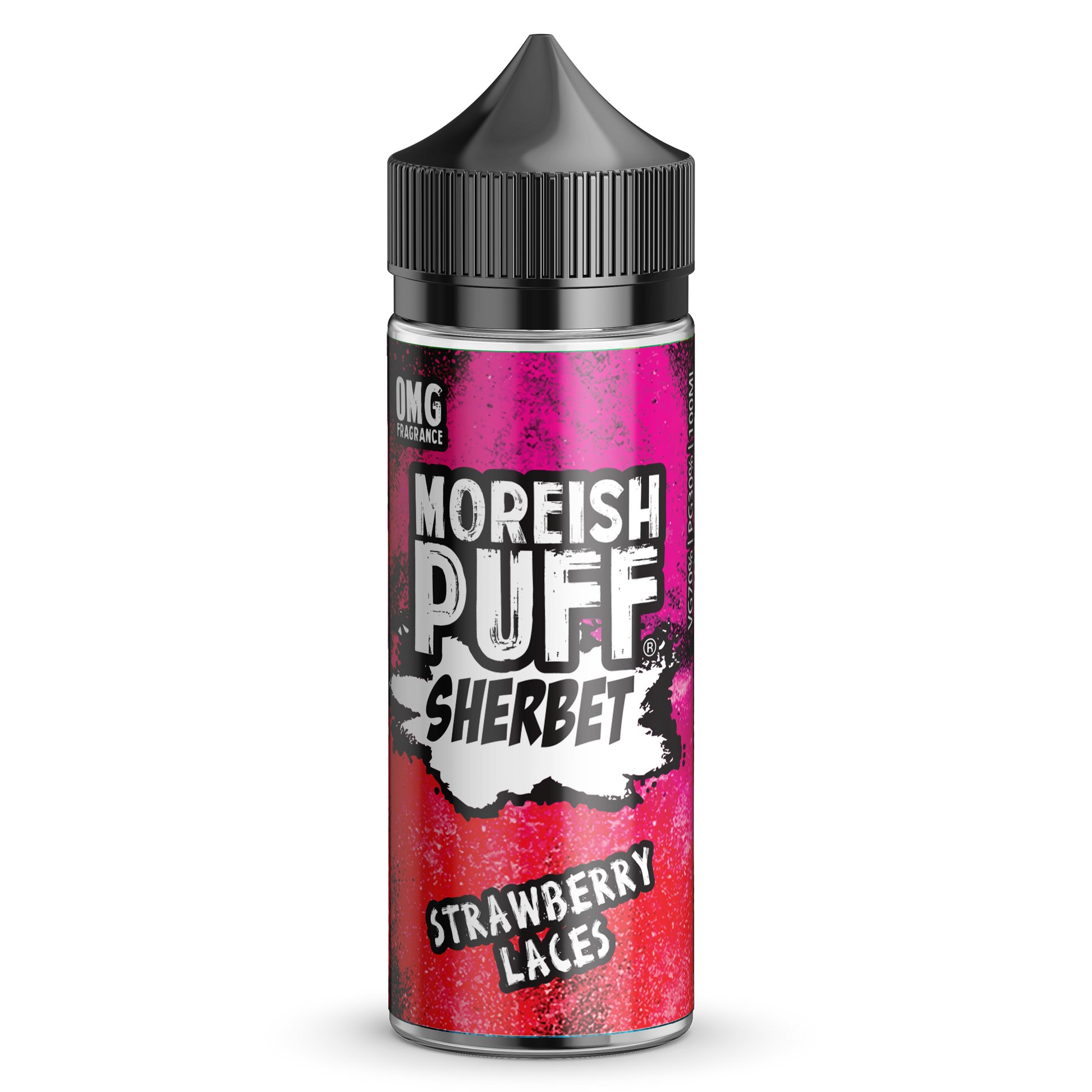 Strawberry Laces Sherbet E-Liquid by Moreish Puff 100ml Shortfill