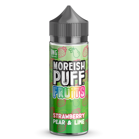 Moreish Puff Strawberry, Pear & Lime 100ml Shortfill