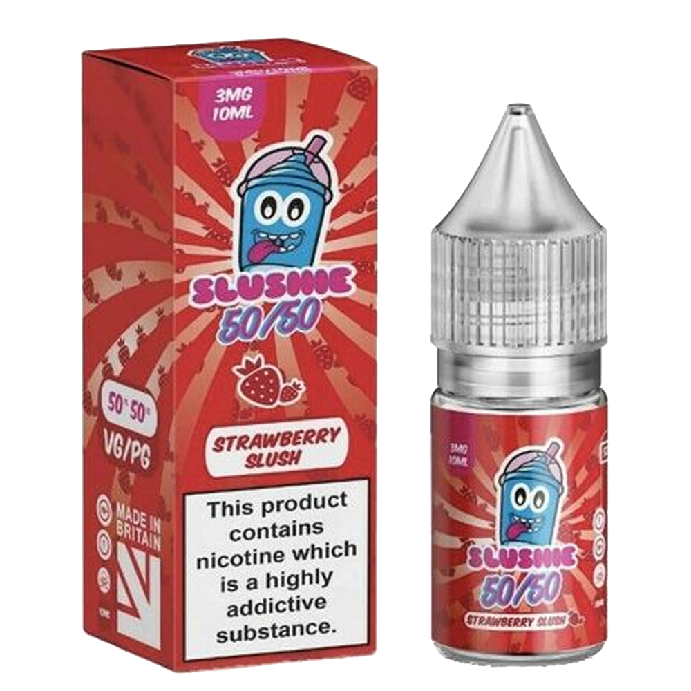 Slushie 50/50: Strawberry Slush 10ml E-Liquid-3mg