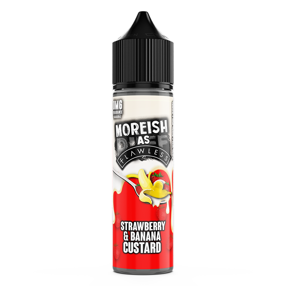 Moreish as Flawless Strawberry Banana 0mg 50ml Shortfill E-Liquid