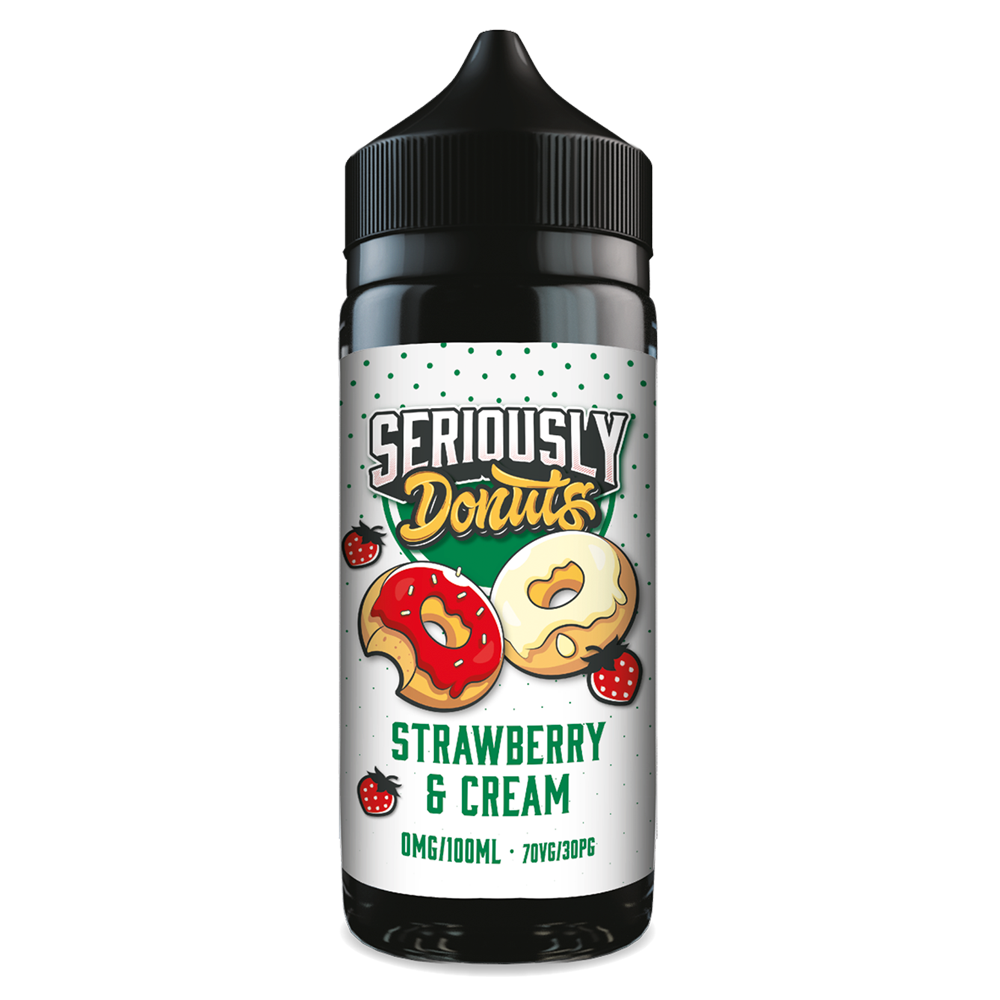 Strawberry & Cream E-Liquid by Doozy Vape - Shortfills UK