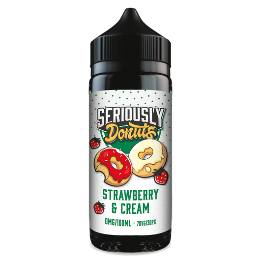 Strawberry & Cream E-Liquid by Doozy Vape - Shortfills UK