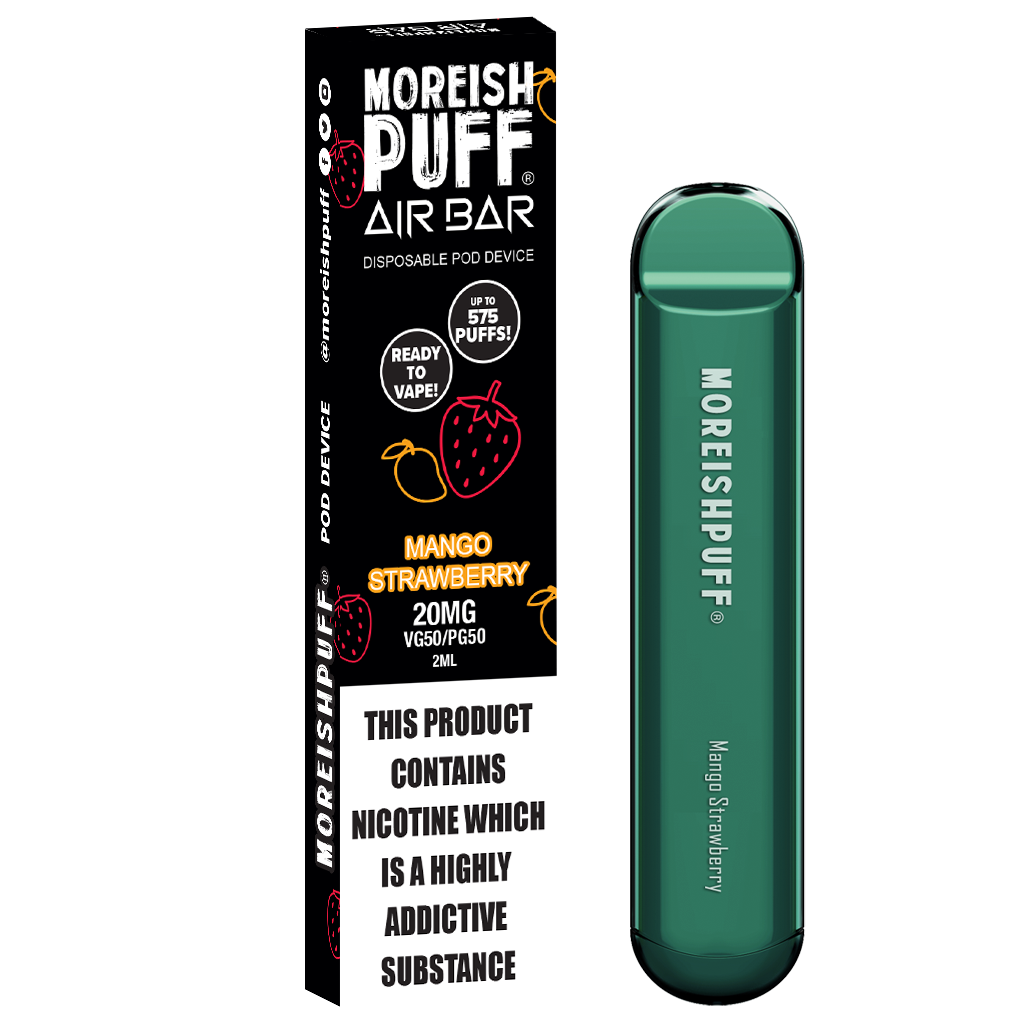 Moreish Puff Air Bar Disposable Devices-Strawberry Mango