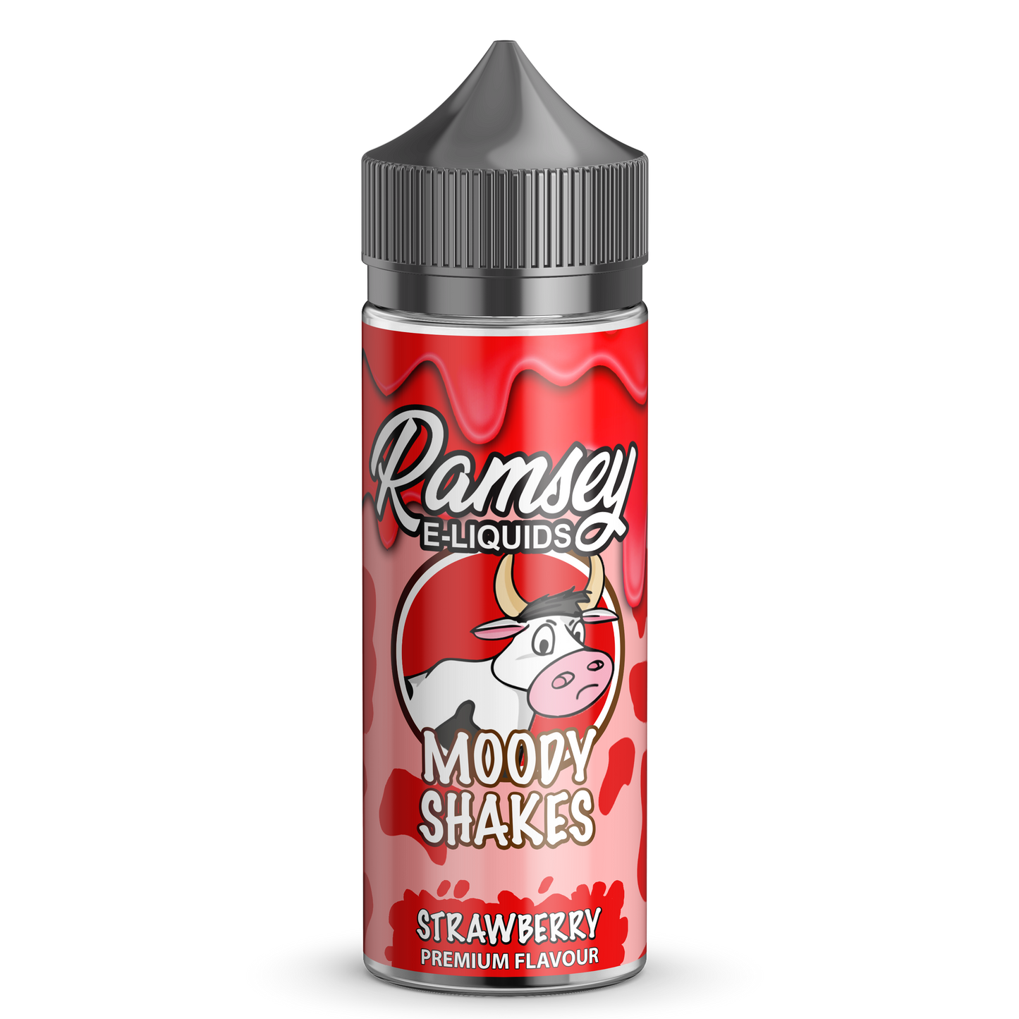 Ramsey E-Liquids Moody Shakes Strawberry 0mg 100ml Shortfill E-Liquid