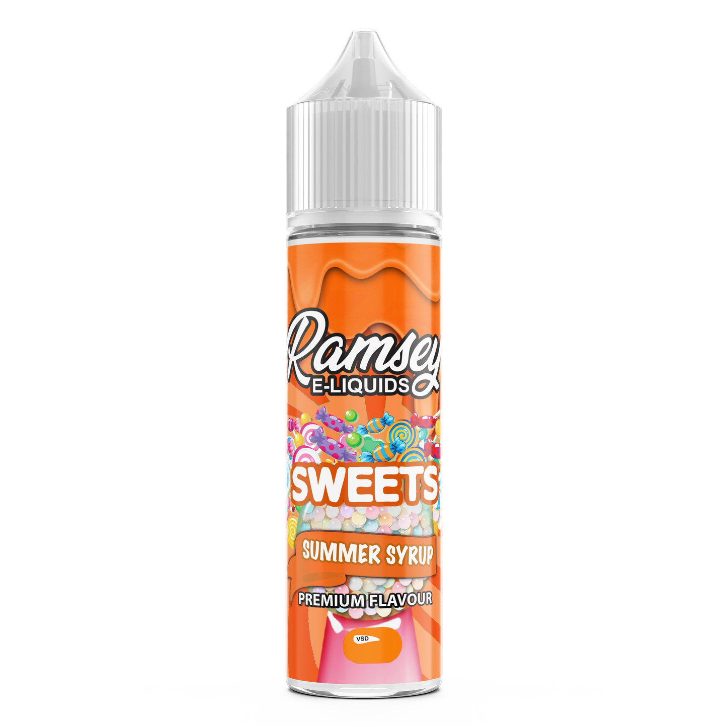 Ramsey E-Liquids Sweets: Summer Syrup 0mg 50ml Shortfill E-Liquid