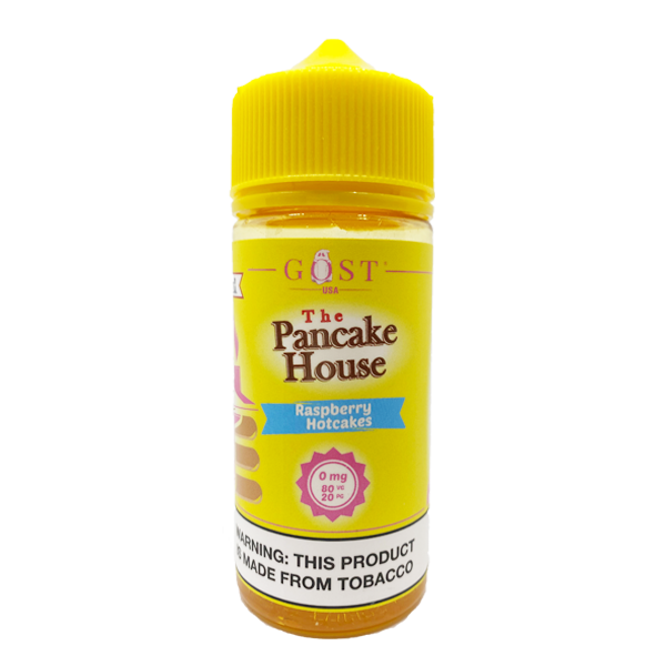 Gost USA The Pancake House Raspberry Hotcakes 0mg 80ml Shortfill E-Liquid