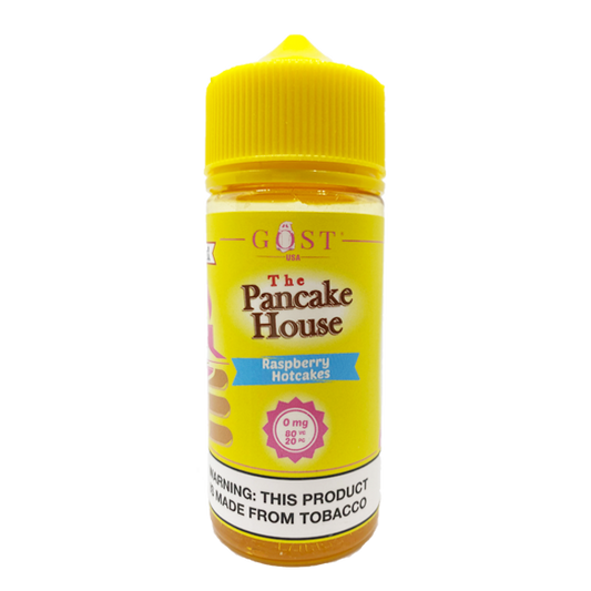 Gost USA The Pancake House Raspberry Hotcakes 0mg 80ml Shortfill E-Liquid