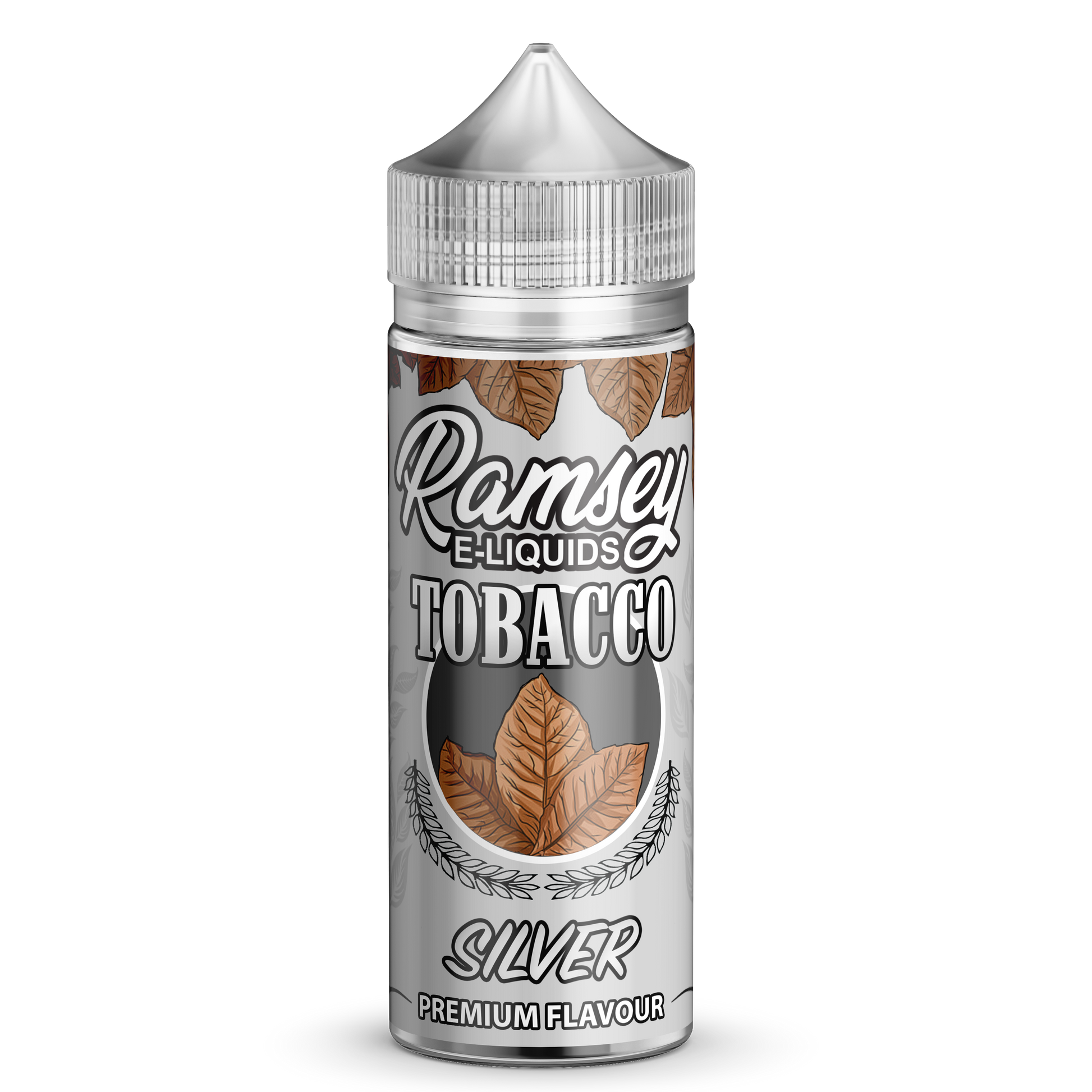 Ramsey E-Liquids Tobacco Silver 0mg 100ml Shortfill E-Liquid