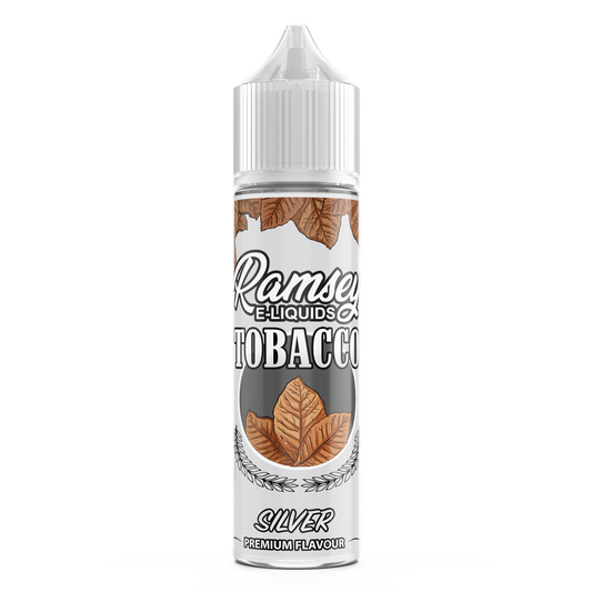 Ramsey E-Liquids Tobacco: Silver 0mg 50ml Shortfill E-Liquid