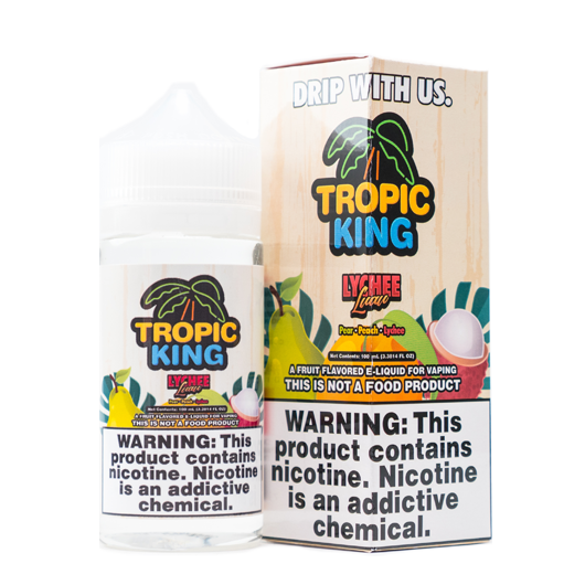 Lychee Luau E-Liquid by Tropic King 100ml Shortfill