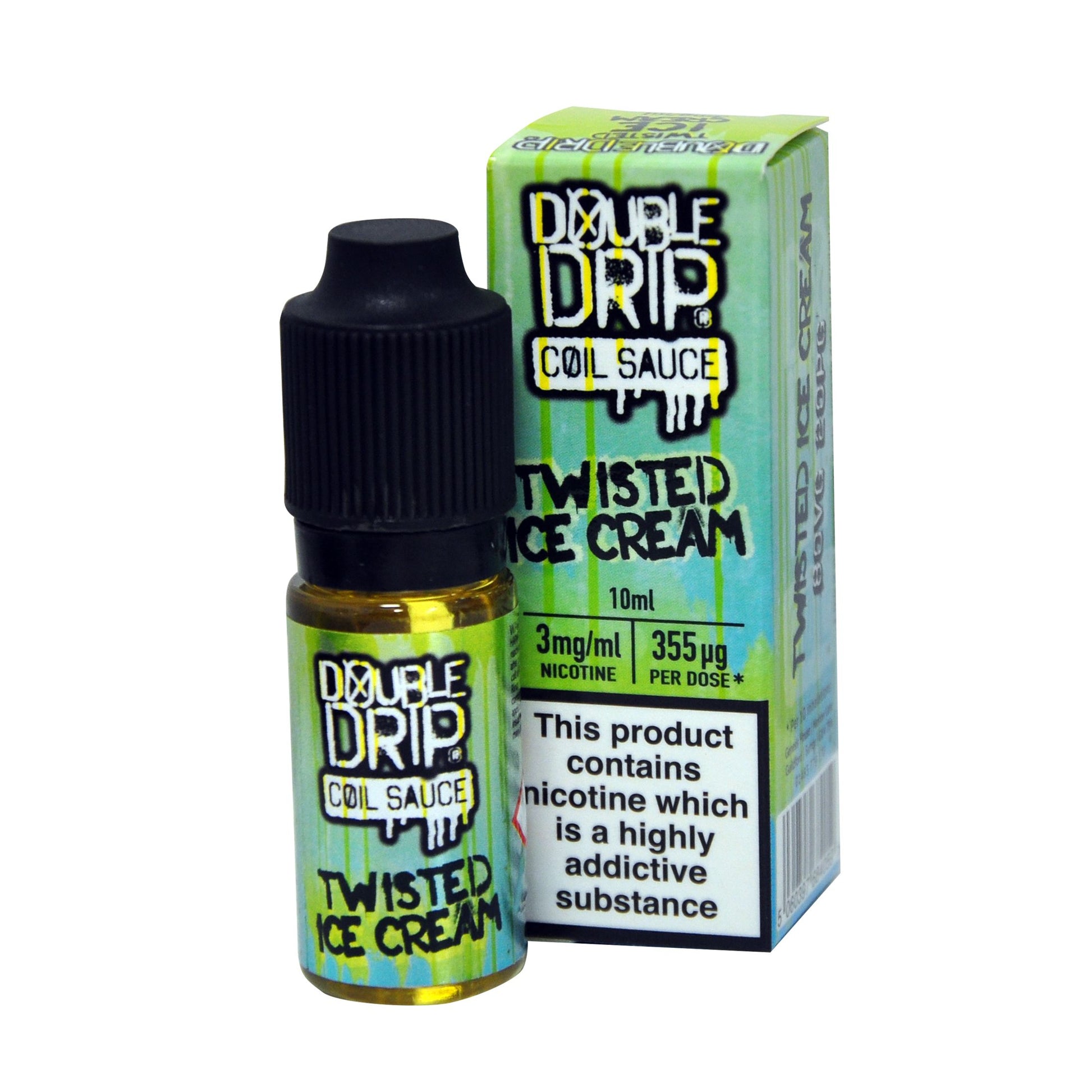 Double Drip Twisted Ice Cream Coil Sauce E-Liquid 10ml-3mg