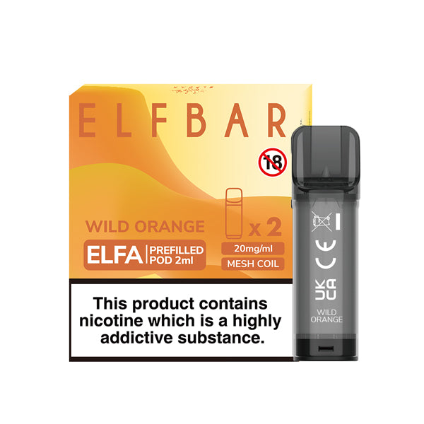 Elf Bar Elfa Prefilled Pods 2pcs-Blueberry Bubble Gum