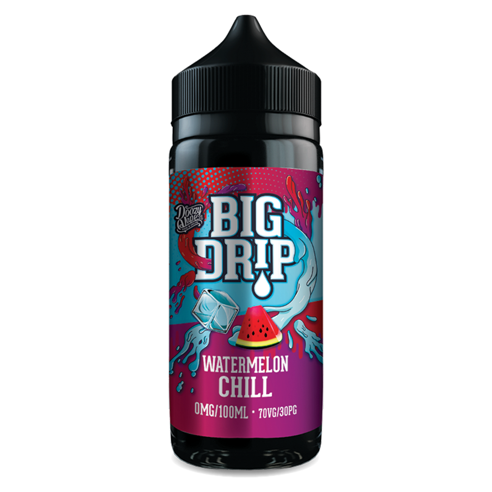 Doozy Vape Big Drip Watermelon Chill E-Liquid 100ml Shortfill