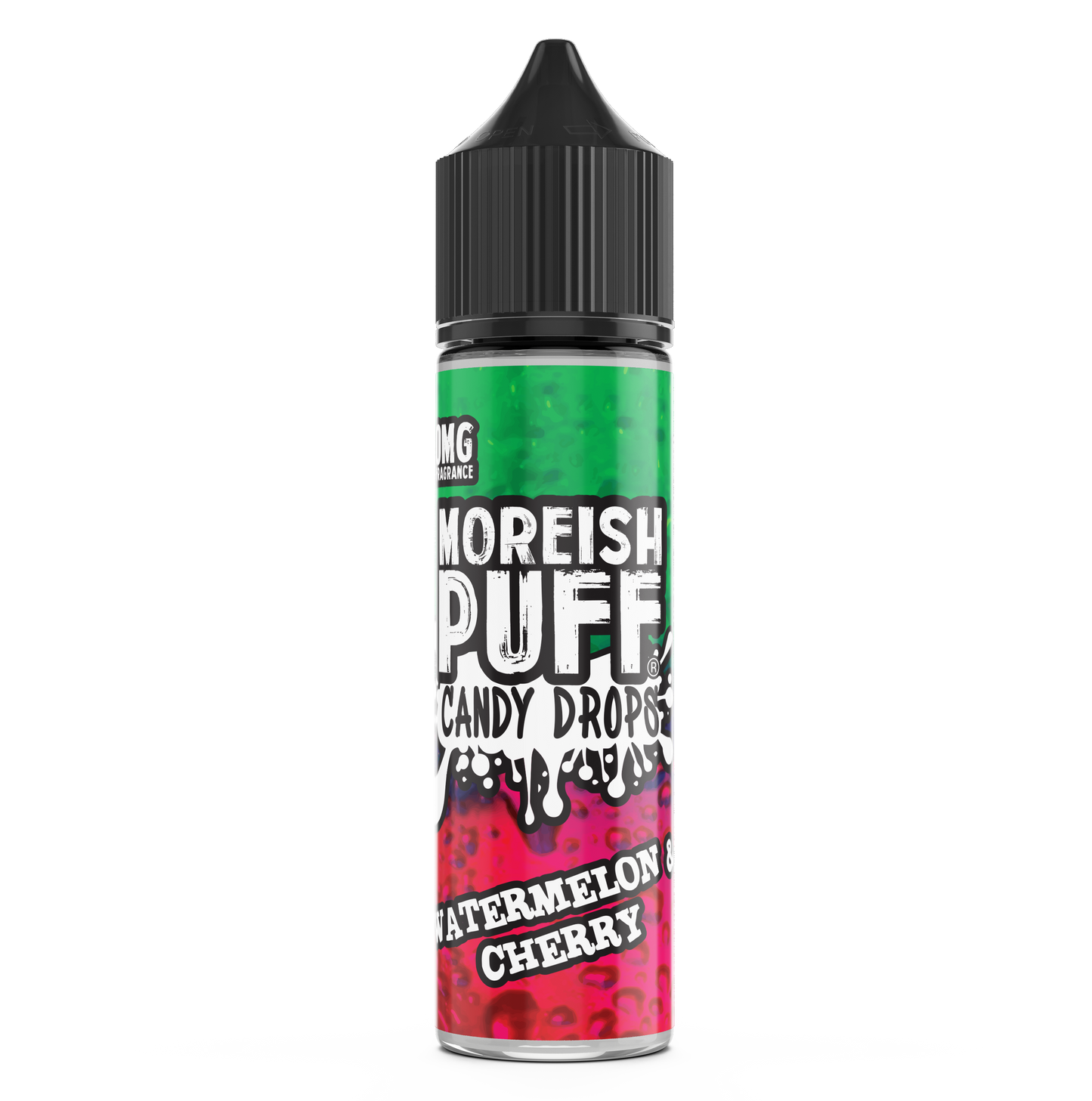 Watermelon & Cherry Candy Drops E-Liquid by Moreish Puff 50ml Shortfill