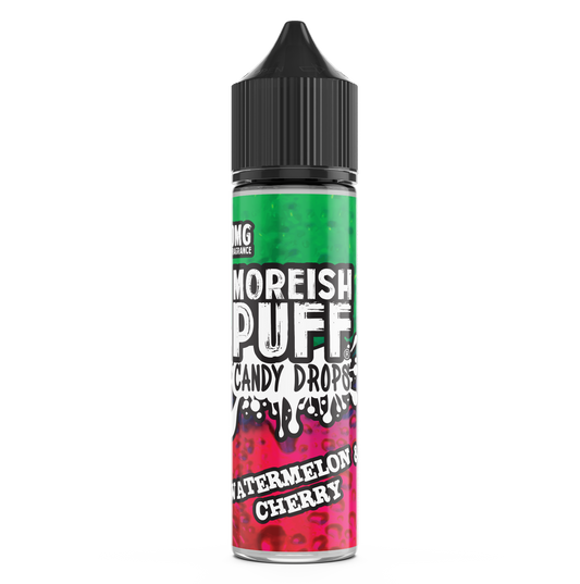 Watermelon & Cherry Candy Drops E-Liquid by Moreish Puff 50ml Shortfill