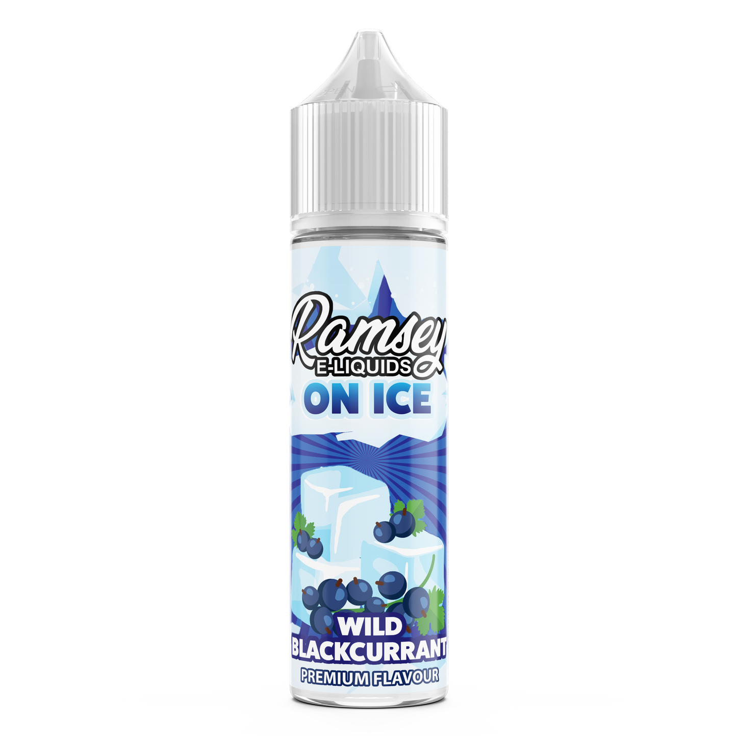 Ramsey E-Liquids On Ice Wild Blackcurrant 0mg 50ml Shortfill E-Liquid