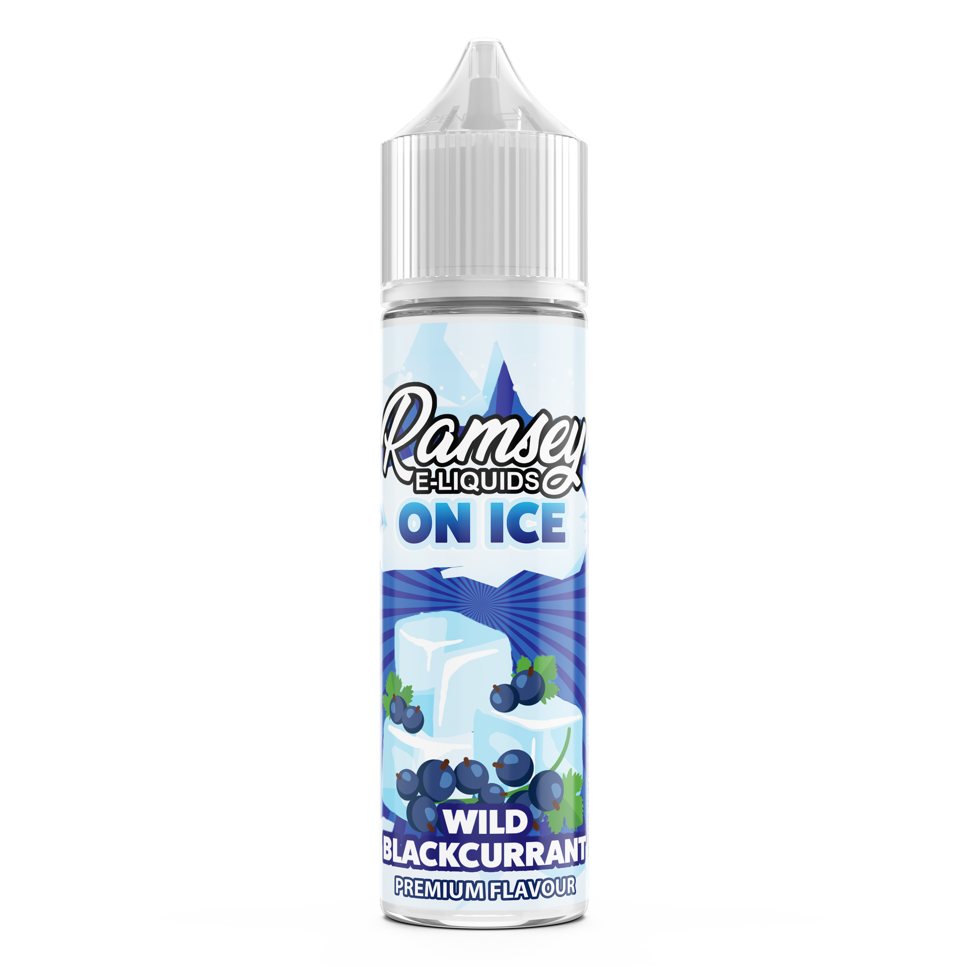 Ramsey E-Liquids On Ice Wild Blackcurrant 0mg 50ml Shortfill E-Liquid