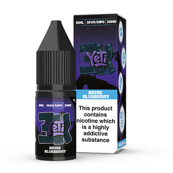 Brisk Blueberry Nic Salt by Yeti - Nic Salts UK