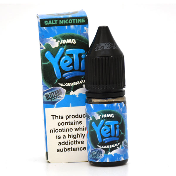 Yeti Blizzard Blueberry 10ml Nic Salt-10mg