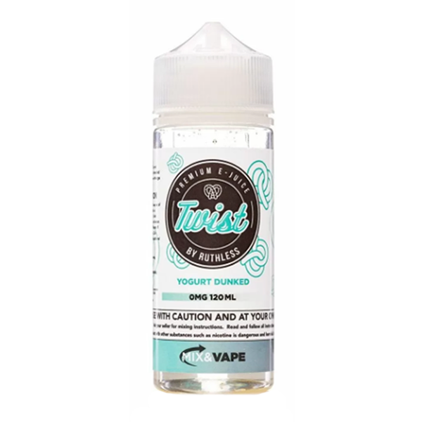 Twist Yogurt Dunked By Ruthless Premium E-Juice 0mg Shortfill 100ml