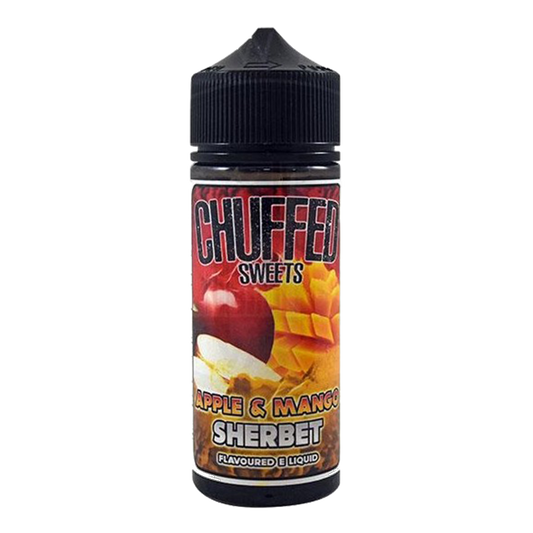 Chuffed Sweets: Apple & Mango Sherbet 0mg 100ml Shortfill E-Liquid