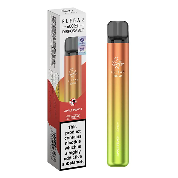 Elf Bar 600 V2 Disposable Vape Device 20mg