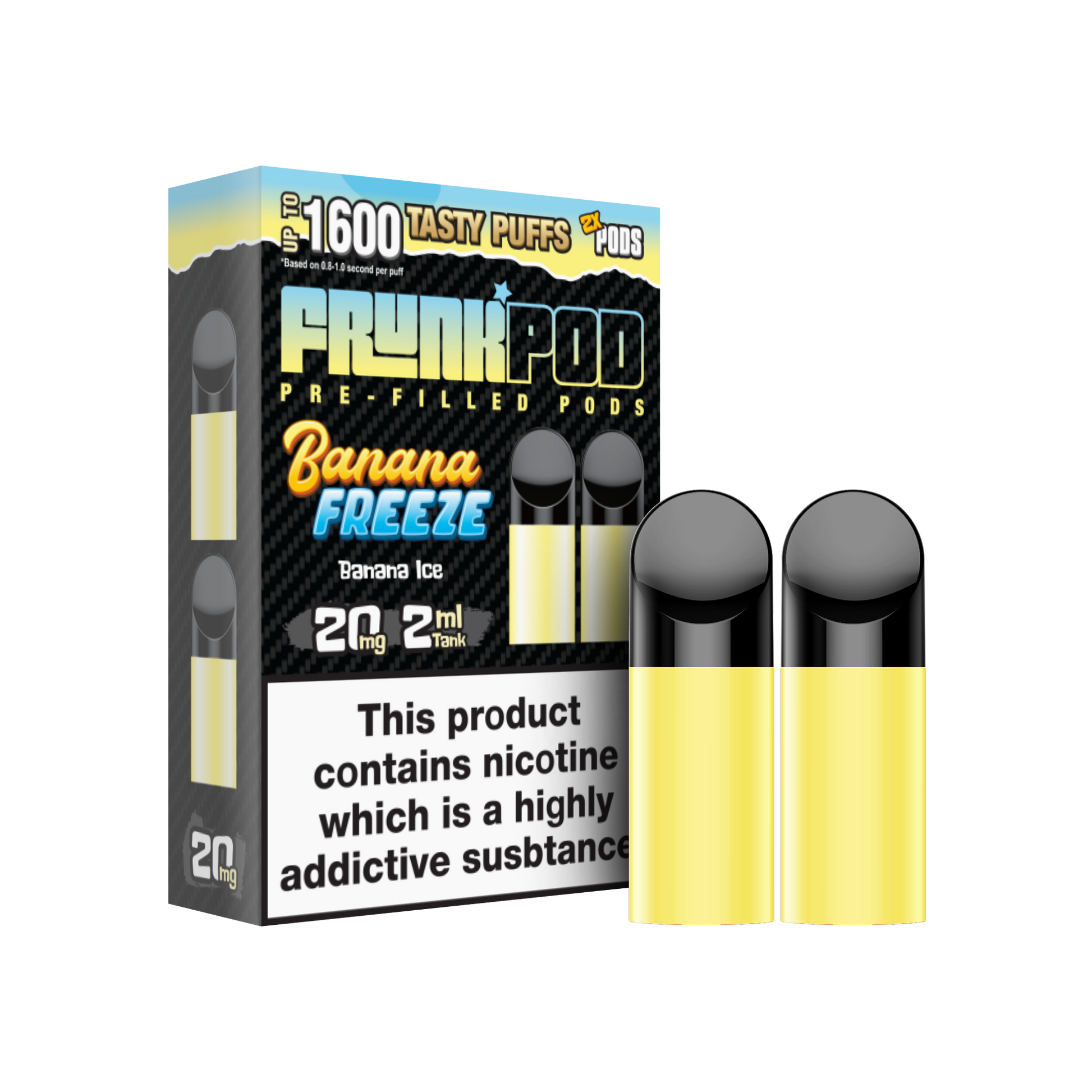 Frunk Bar Prefilled Pods 2 Pack - Banana Freeze