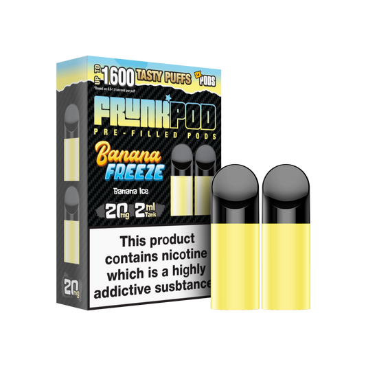 Frunk Bar Prefilled Pods 2 Pack - Banana Freeze